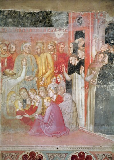 Een wonder van Sint Petrus Martyr, c.1365-67 door Andrea di Bonaiuto